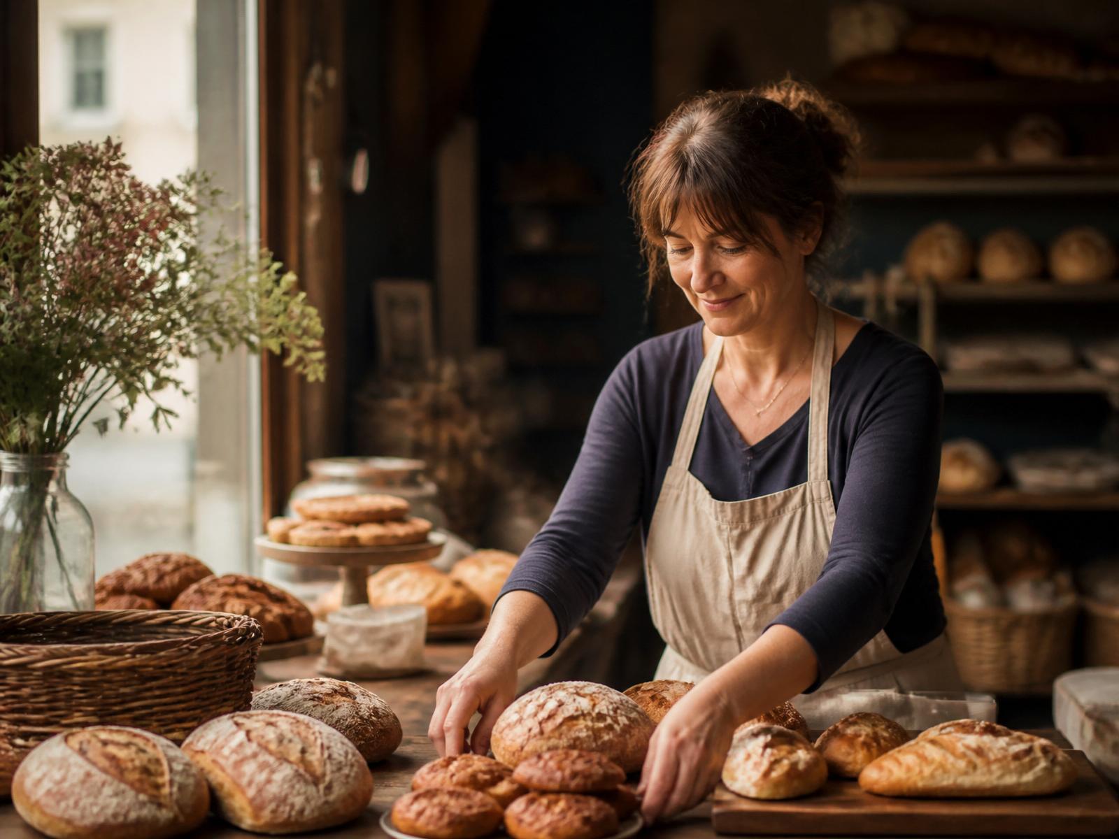 The baker opening before sunrise